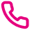 Icono de un teléfono en color rosa.
